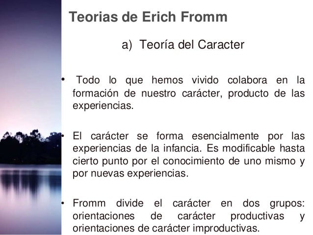 erich fromm teoria psicosocial